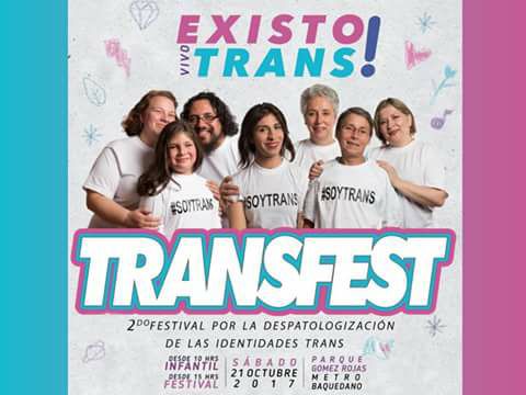 ¡Solidariza con la comunidad Trans! Se parte del Primer Festival por la Despatologización!