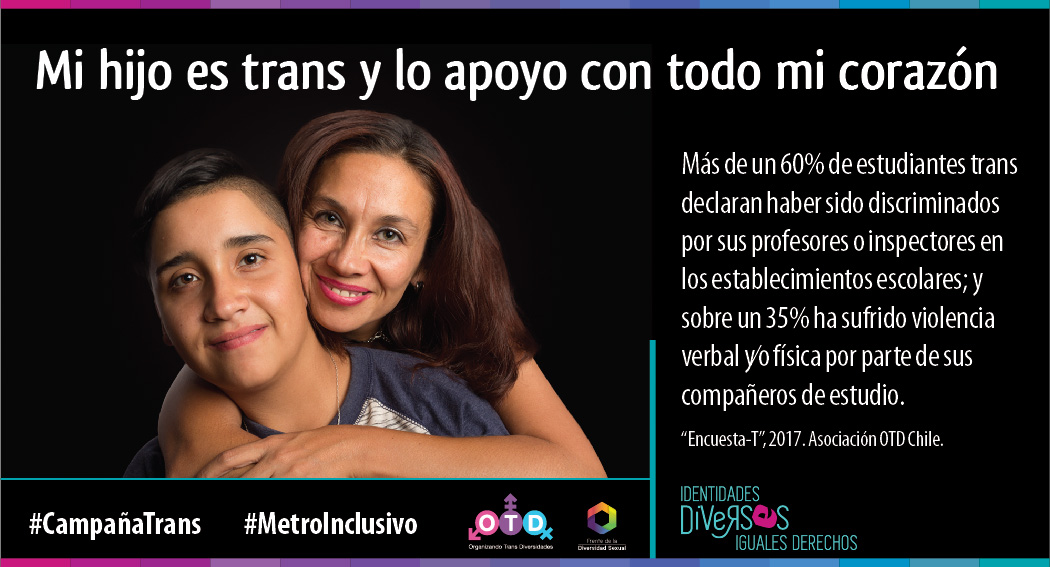 Asociación OTD Chile difunde masiva campaña en el Metro