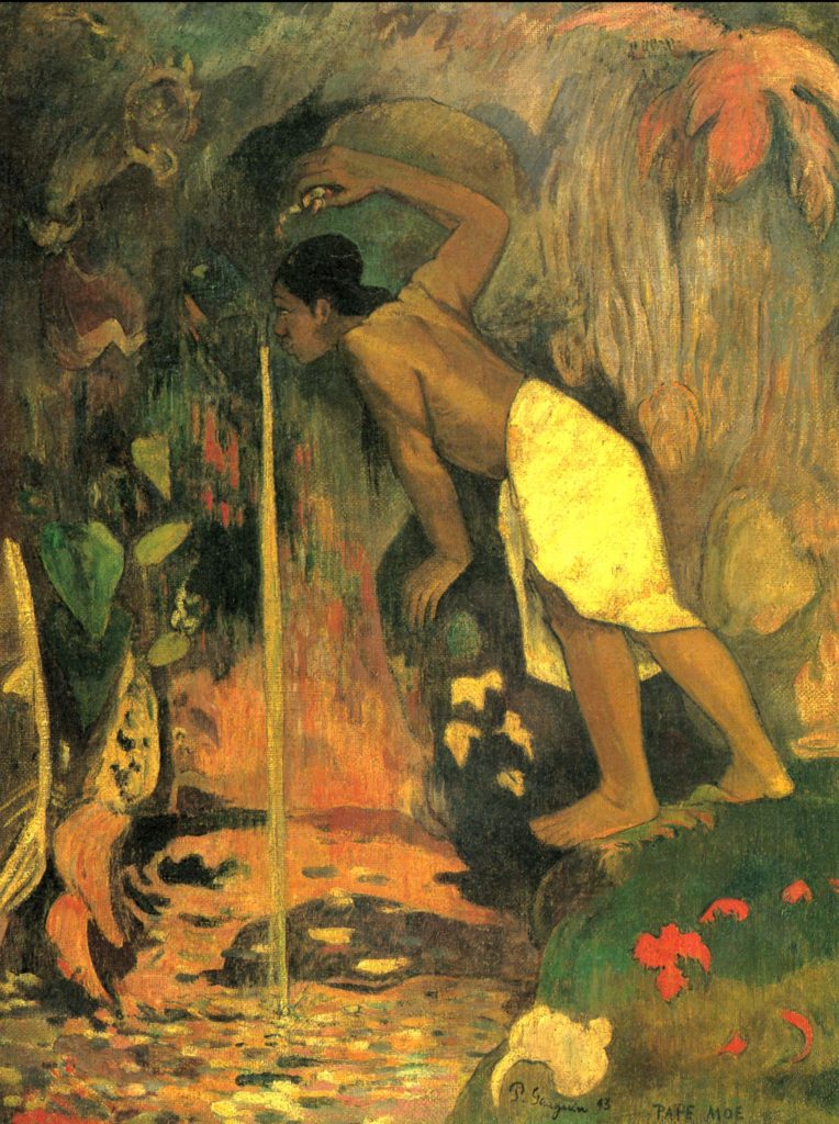 Pape Moe -Agua misteriosa- Paul Gauguin -1848 – 1903