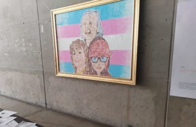 Trans Work Of Art At The Santiago Library