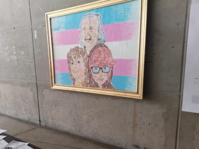 Trans Work Of Art At The Santiago Library
