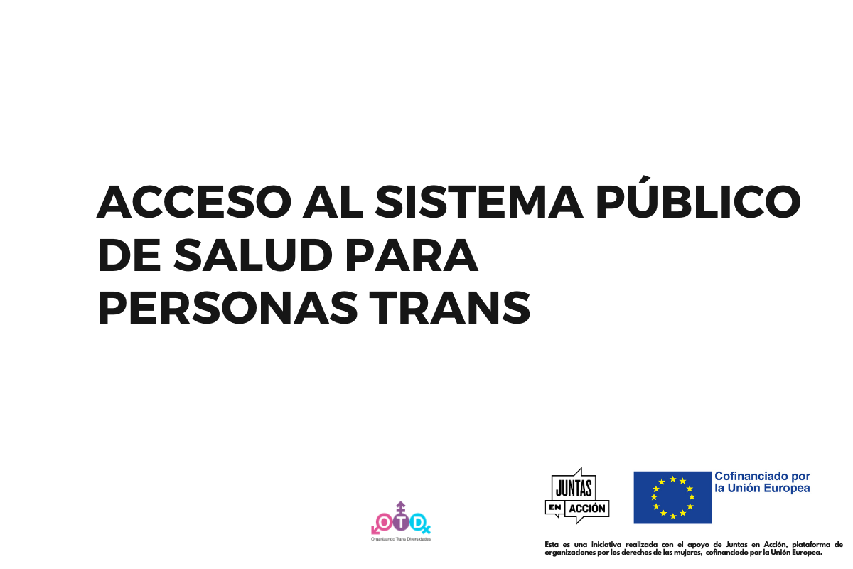 Juntes en red por el  “Acceso al sistema público de salud para personas trans”