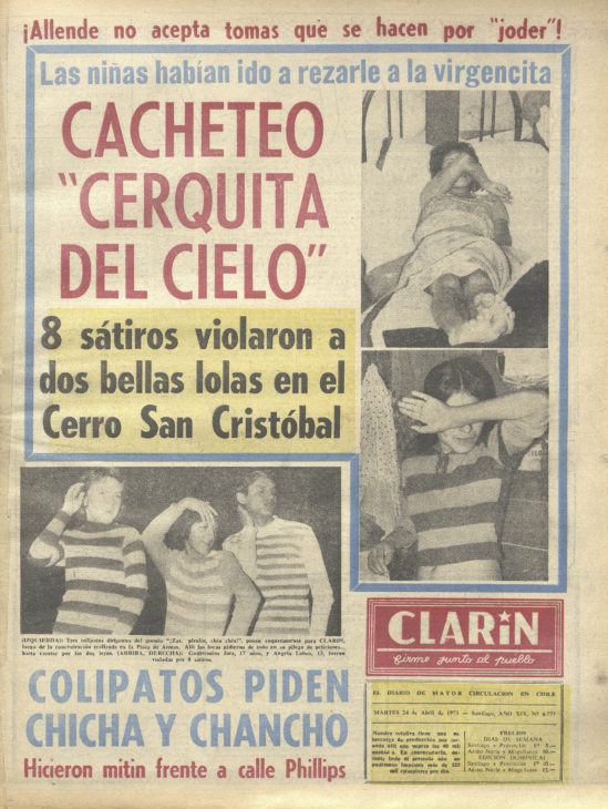 Clarín. Santiago : [Editor no identificado], 1954-1973. 19 tomos, año 19, número 6777, (24 abril 1972). #MemoriaChilena