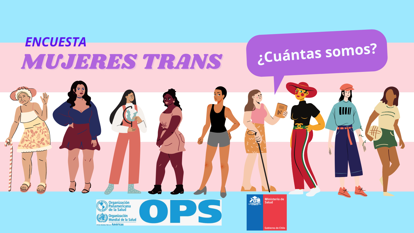 OPS y MINSAL buscan medir la cantidad de mujeres trans en Chile