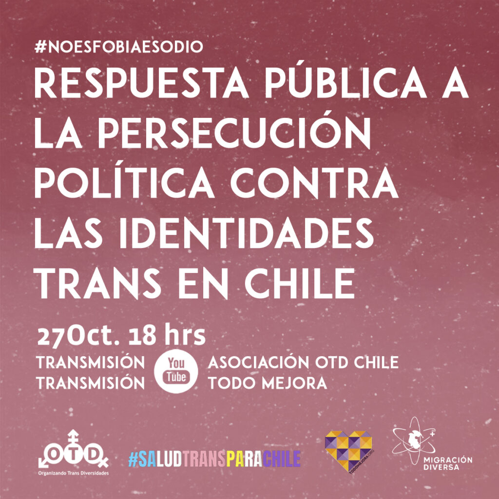 Respuesta Pública A La Persecución Política Contra Las Identidades Trans En Chile Otd Chile 1392