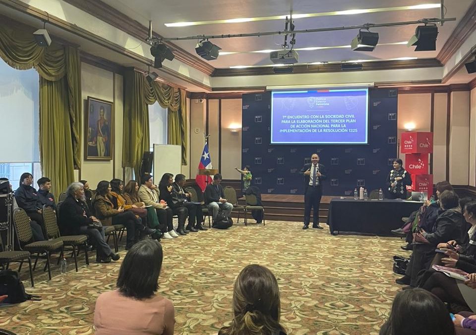 Encuentro entre OTD Chile y el Ministerio de Relaciones Exteriores sobre los Derechos de Mujeres y Niñas en Conflictos Armados